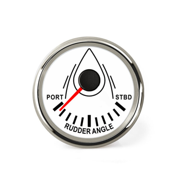 Hollex Roerstandmeter Wit/RVS 9-32V ø52mm